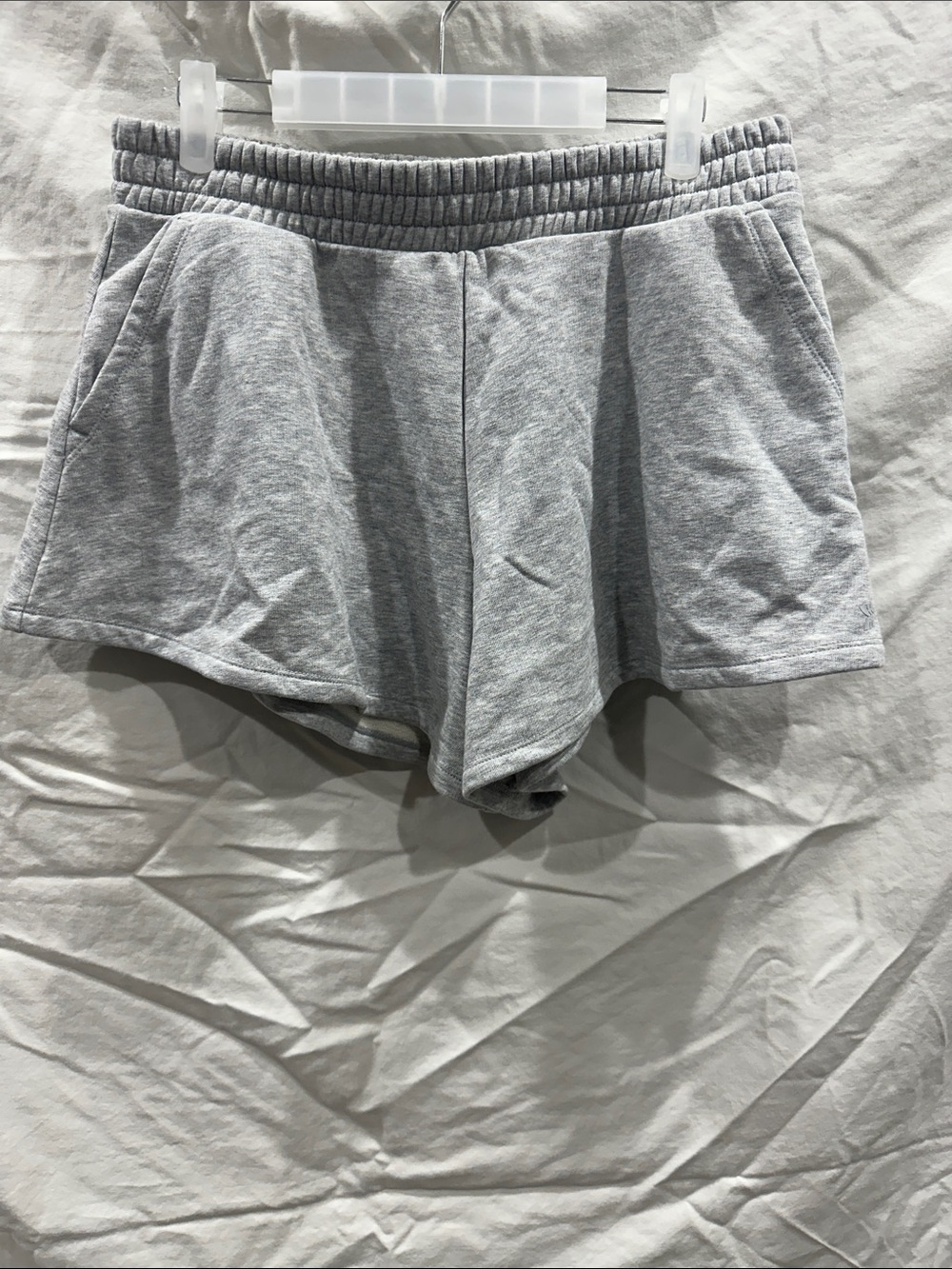 all in motion Light Heather Gray Athletic Lounge Shorts NWOT